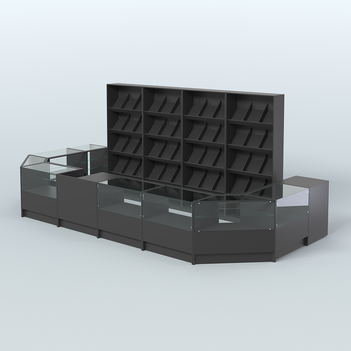 Торговый Островок "Эконом" №10 (11, 8 кв.м) Черный