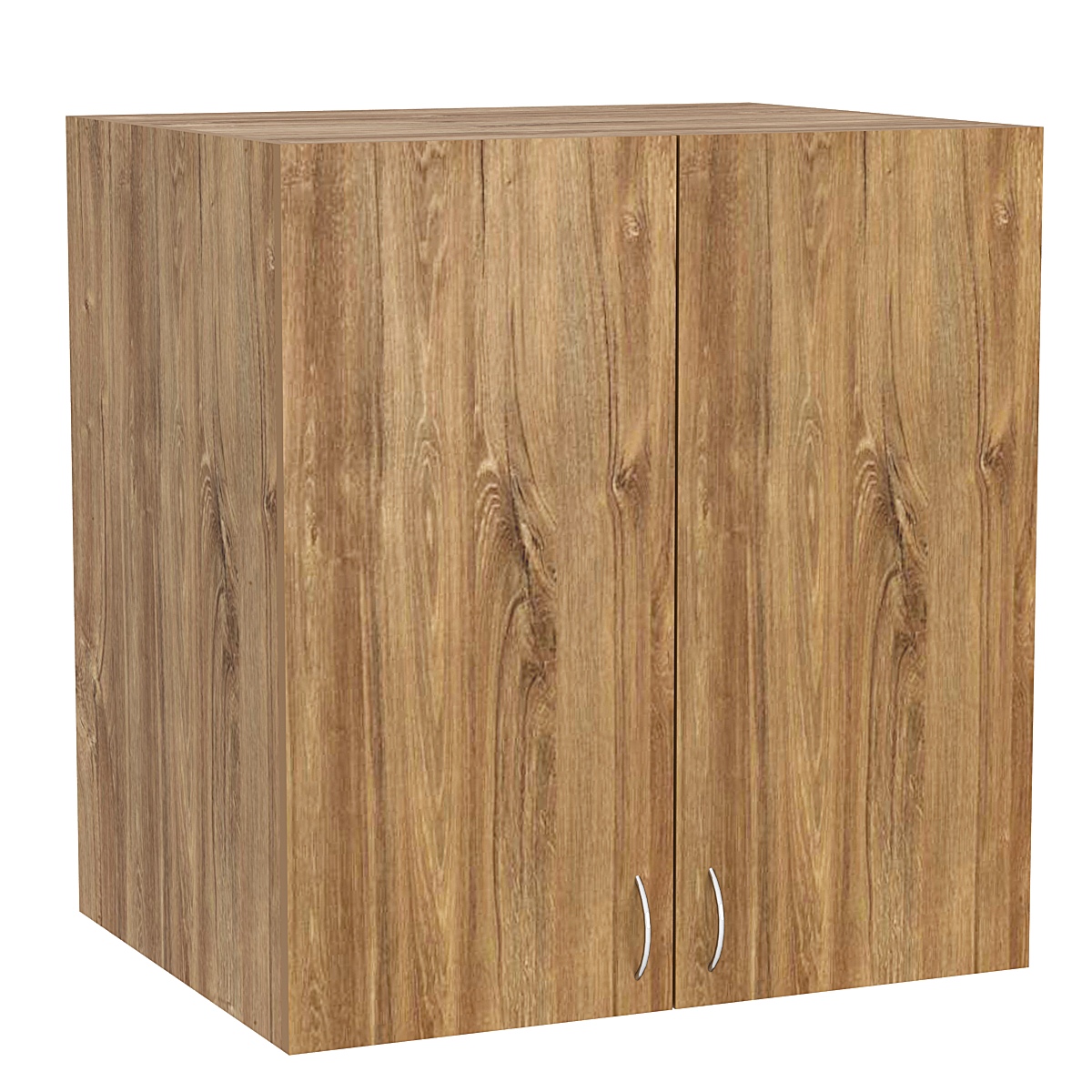 Антресоль офисная глубокая А-02 с дверками Дуб канзас коричневый Н1113 ST10