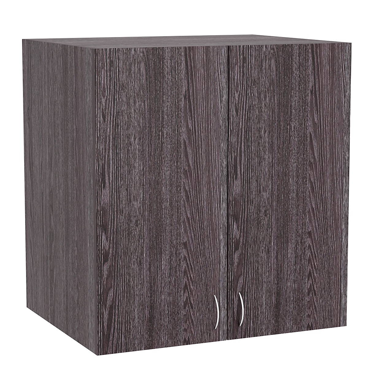 Антресоль офисная глубокая А-02 с дверками Ясень Анкор темный - U31105