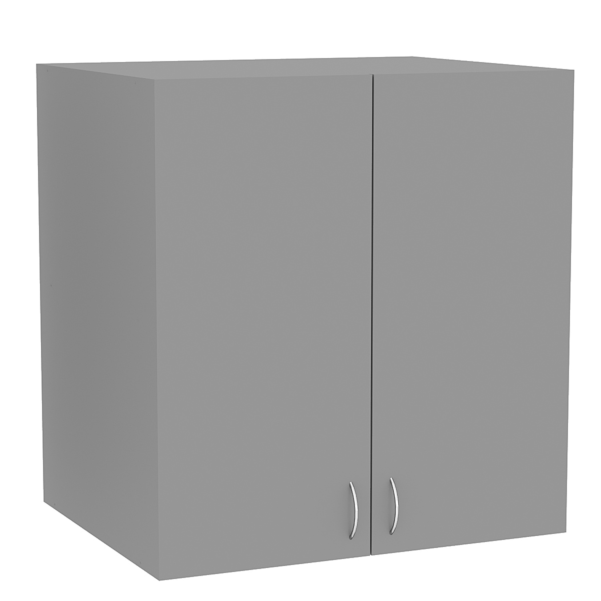 Антресоль офисная глубокая А-02 с дверками Темно-Серый