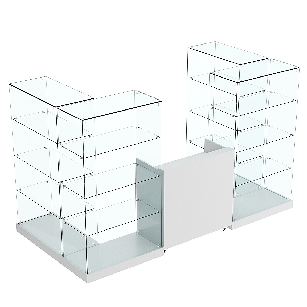 Торговый островок ХИТ ПРОДАЖ №1 (открытый) (3.65 кв.м) Серый