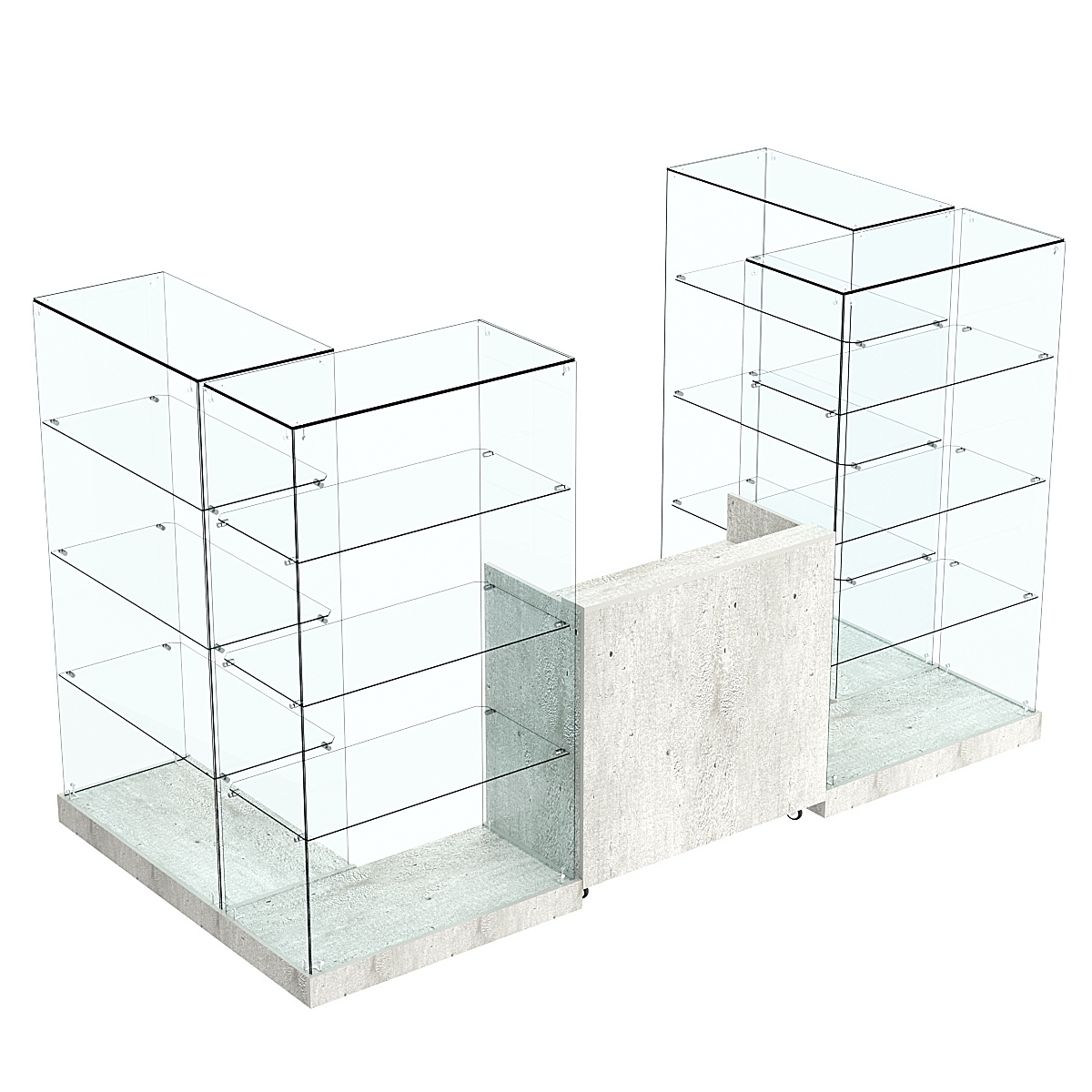 Торговый островок ХИТ ПРОДАЖ №1 (открытый) (3.65 кв.м) Метрополитан Грей