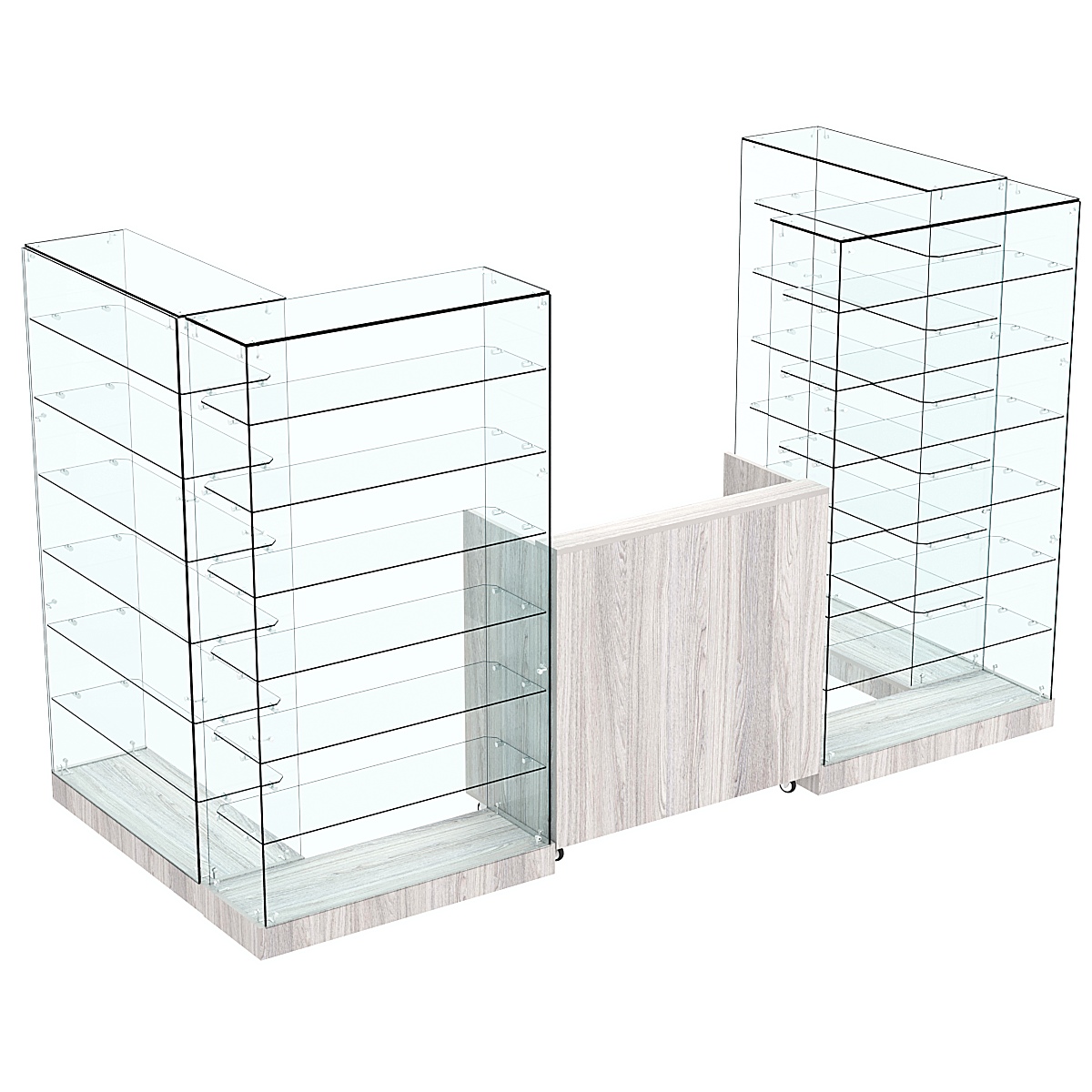 Торговый островок ХИТ ПРОДАЖ №3 (открытый) (3.65 кв.м) Ясень Анкор светлый - U31104