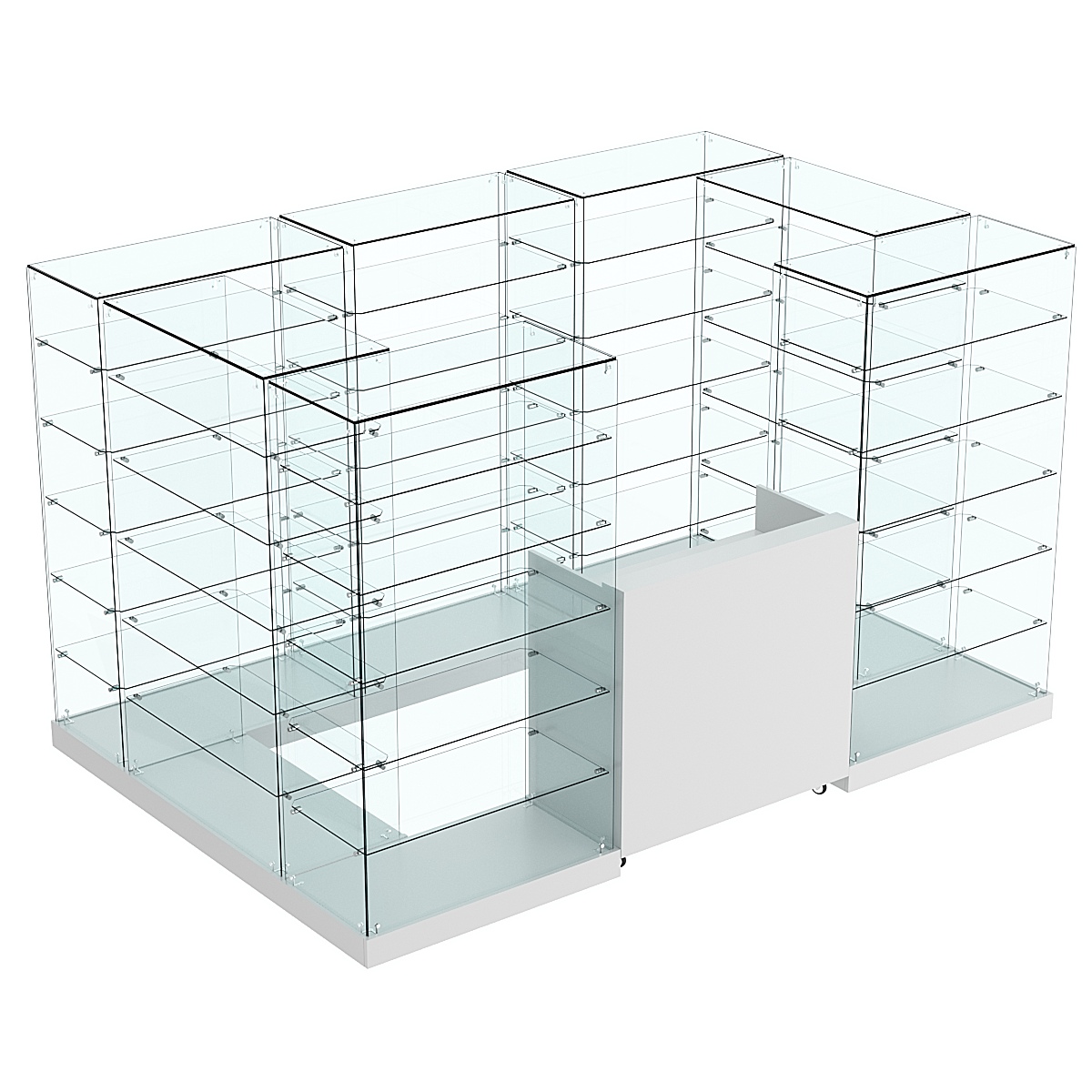 Торговый островок ХИТ ПРОДАЖ №5 (открытый) (4.86 кв.м) Серый