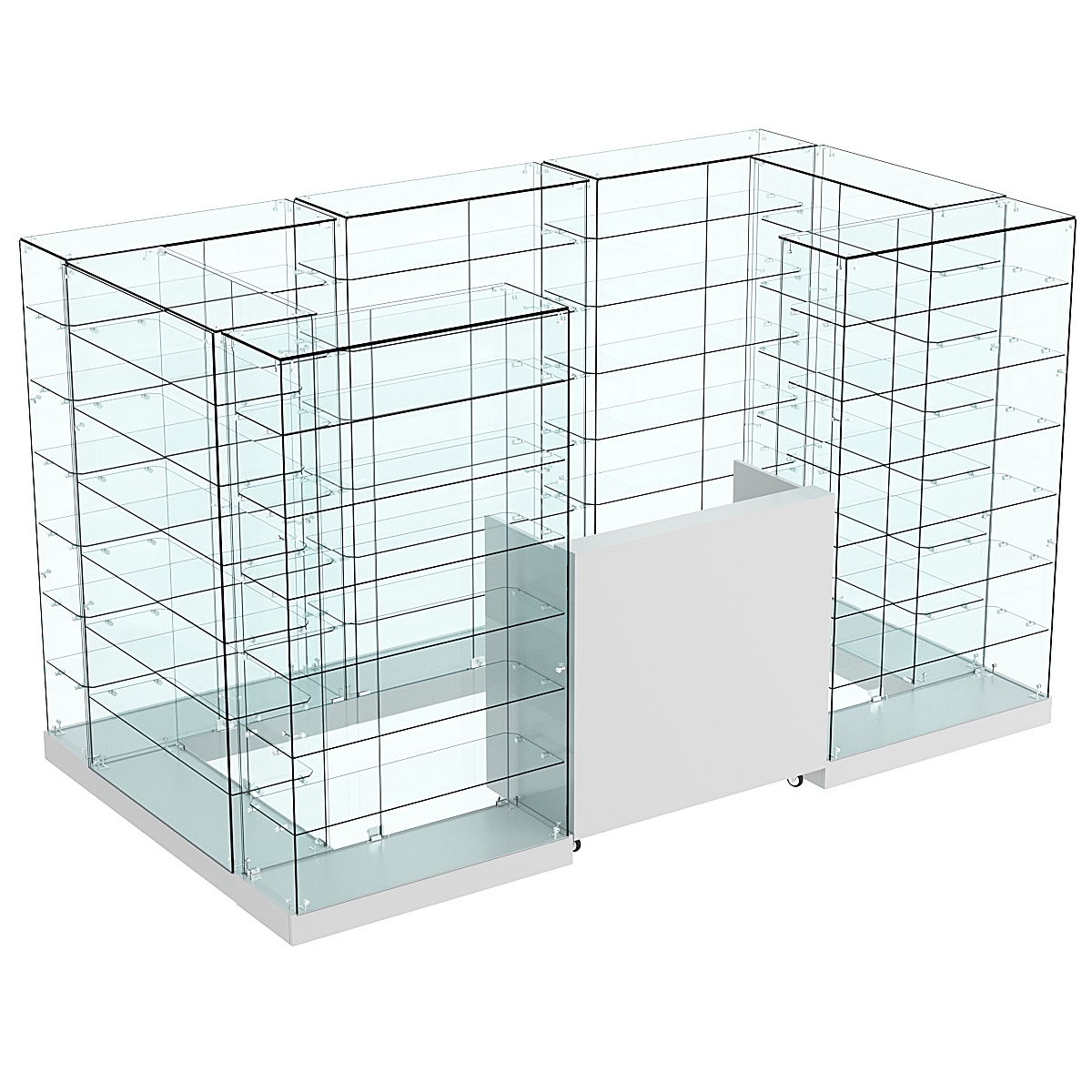 Торговый островок ХИТ ПРОДАЖ №6а (закрытый) (4.05 кв.м) Серый