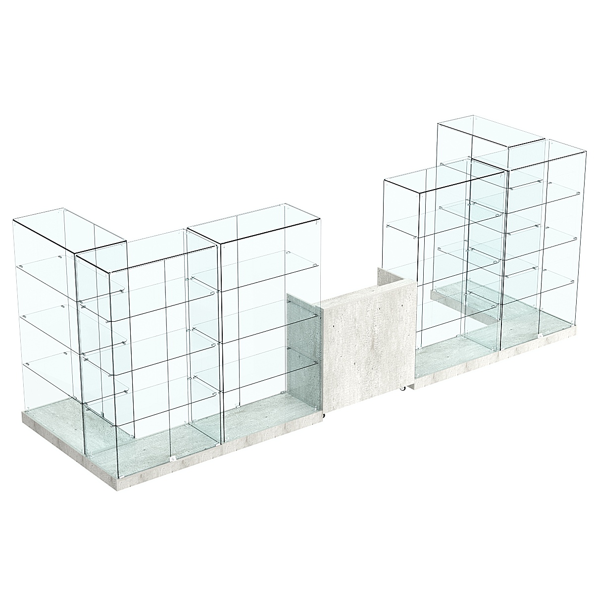 Торговый островок ХИТ ПРОДАЖ №7а (закрытый) (6.08 кв.м) Метрополитан Грей