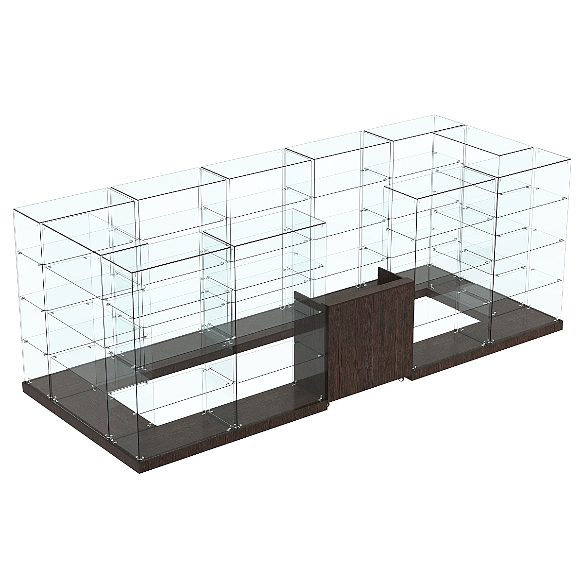 Торговый островок ХИТ ПРОДАЖ №10а (закрытый) (8.1 кв.м) Дуб Венге