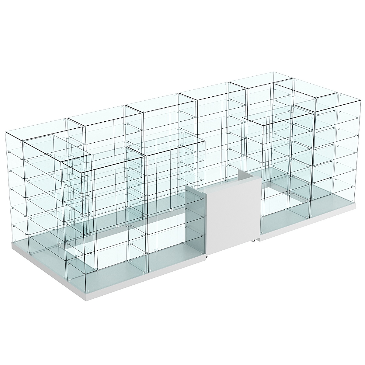 Торговый островок ХИТ ПРОДАЖ №11а (закрытый) (8.1 кв.м) Серый