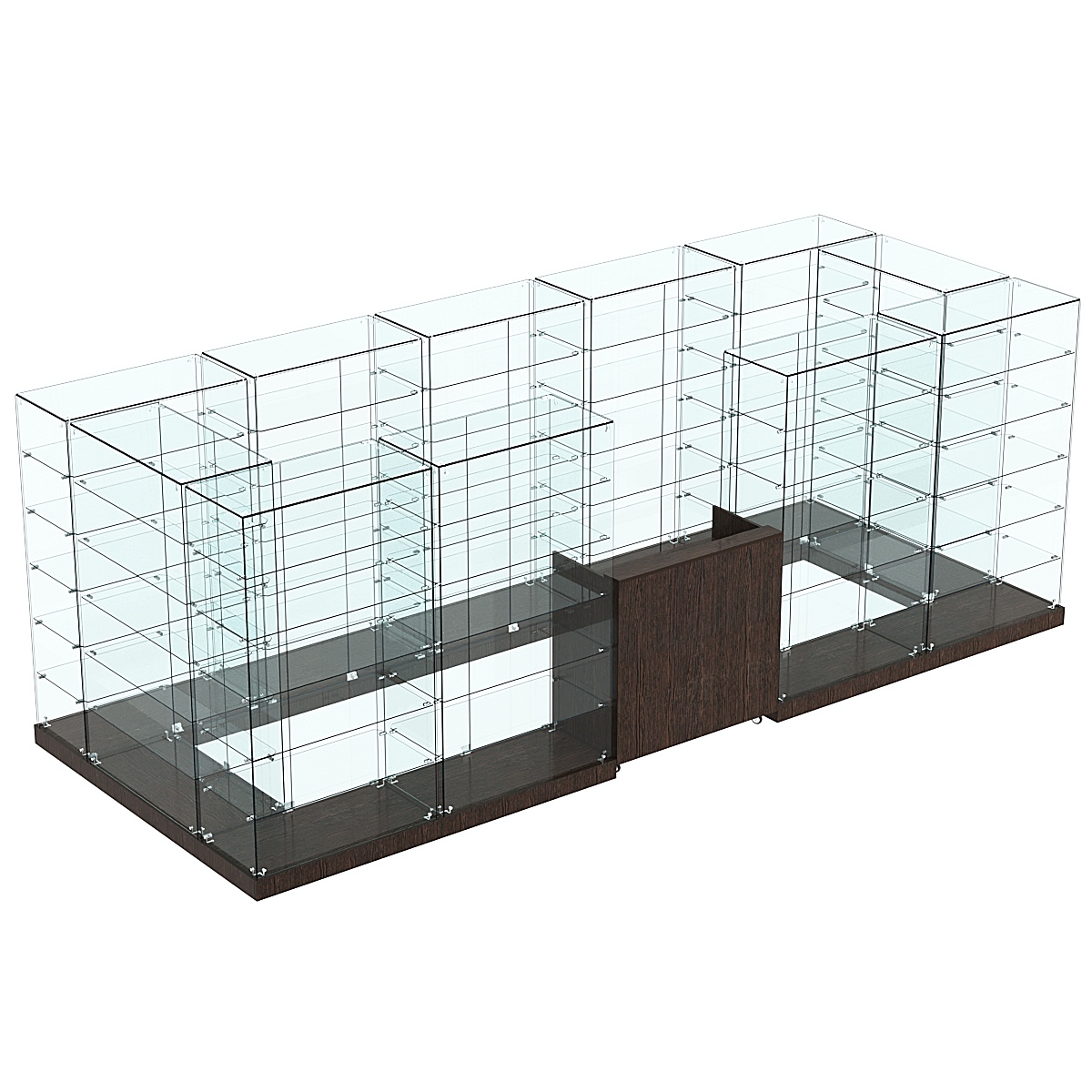 Торговый островок ХИТ ПРОДАЖ №11а (закрытый) (8.1 кв.м) Дуб Венге