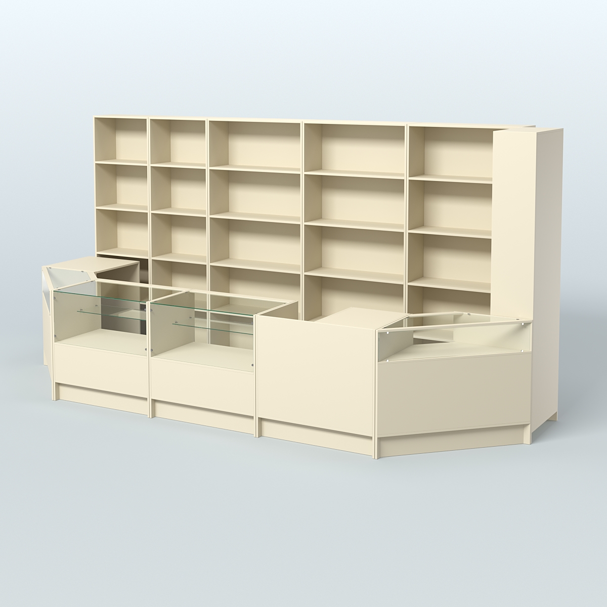 Торговый Островок "Эконом" №16 (7, 19 кв.м) Крем Вайс