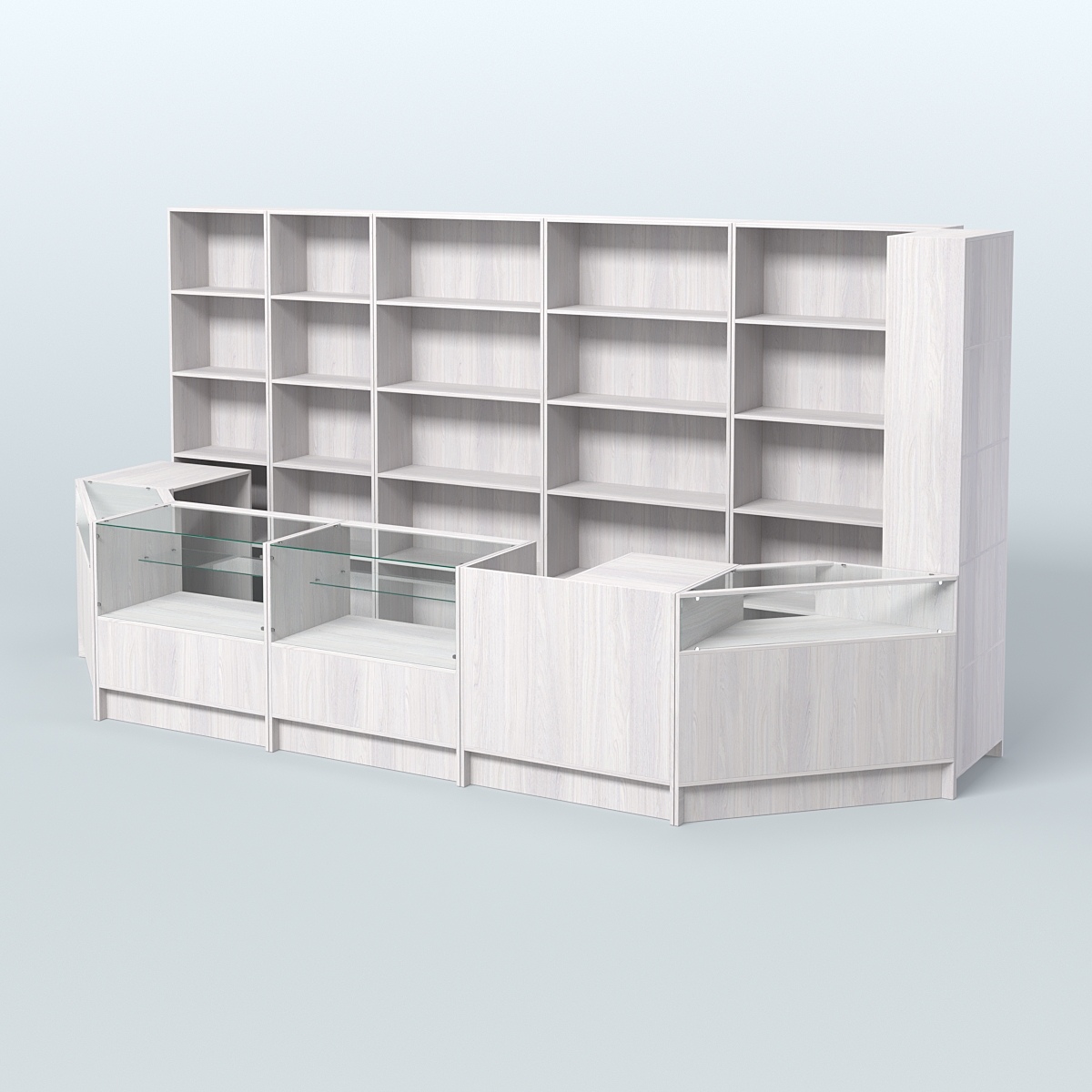 Торговый Островок "Эконом" №16 (7, 19 кв.м) Ясень Анкор светлый