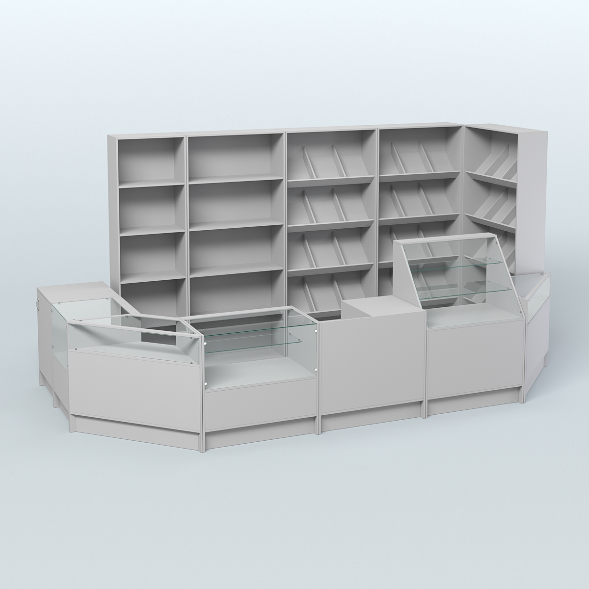 Торговый Островок "Эконом" №17 (8, 47 кв.м) Серый