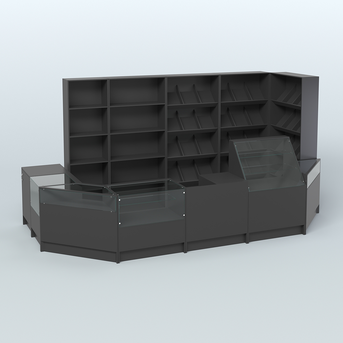 Торговый Островок "Эконом" №17 (8, 47 кв.м) Черный