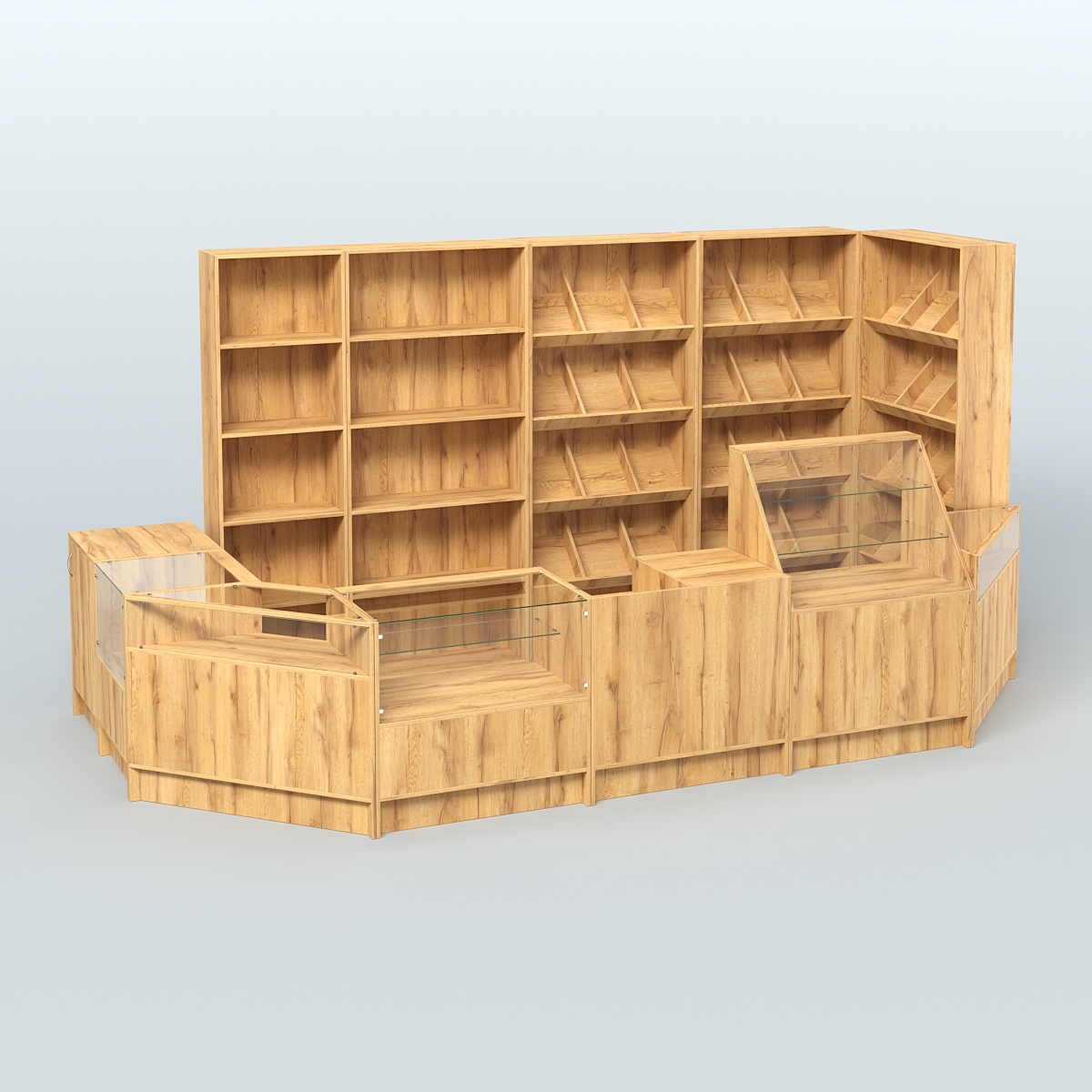 Торговый Островок "Эконом" №17 (8, 47 кв.м) Дуб Золотистый