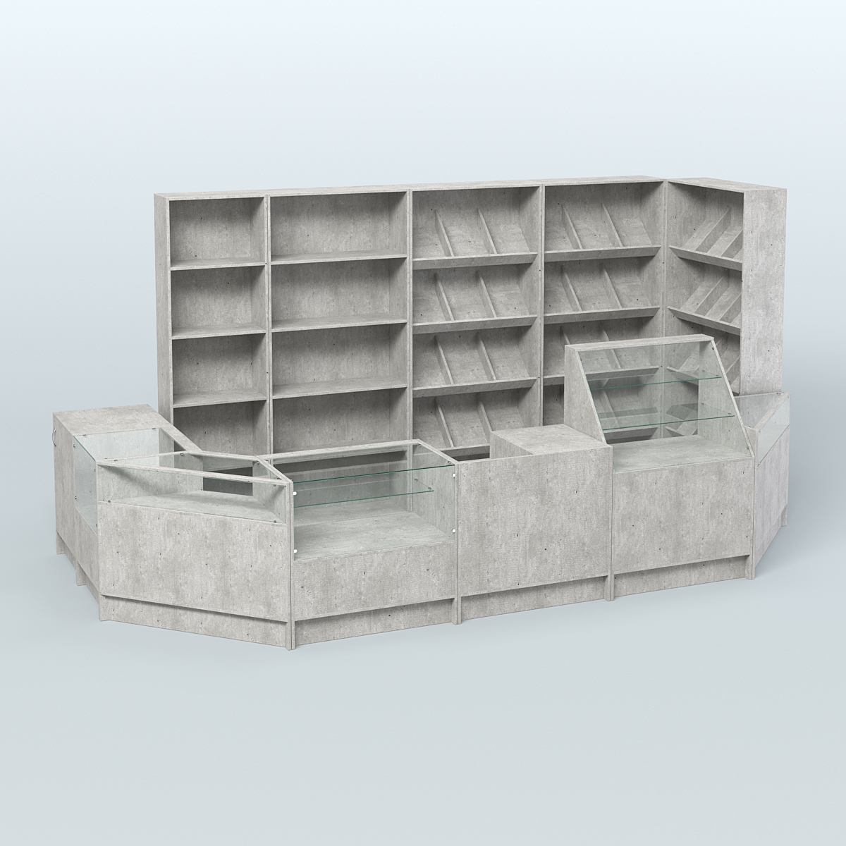 Торговый Островок "Эконом" №17 (8, 47 кв.м) Метрополитан Грей