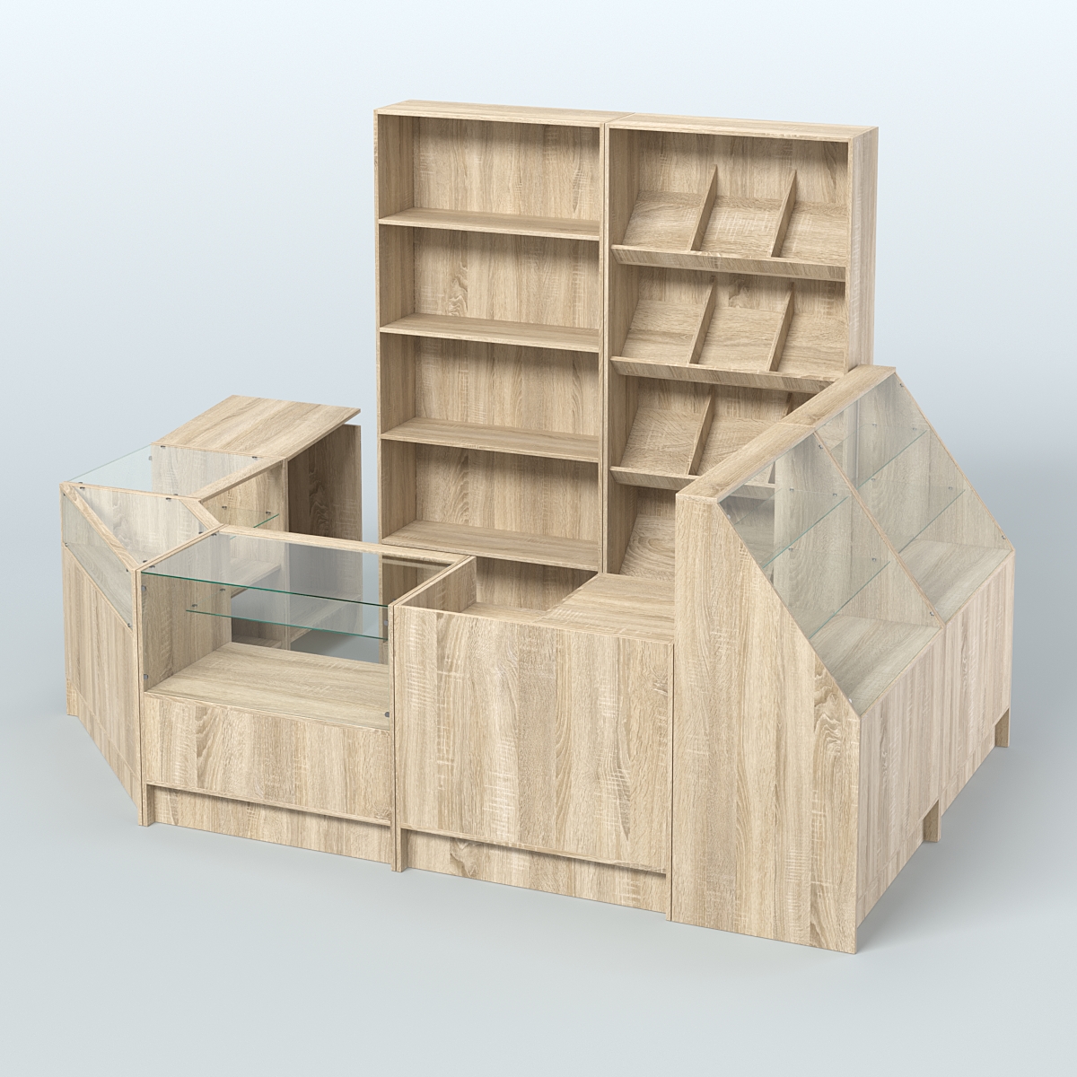 Торговый Островок "Эконом" №19 (6.24 кв.м) Дуб сонома