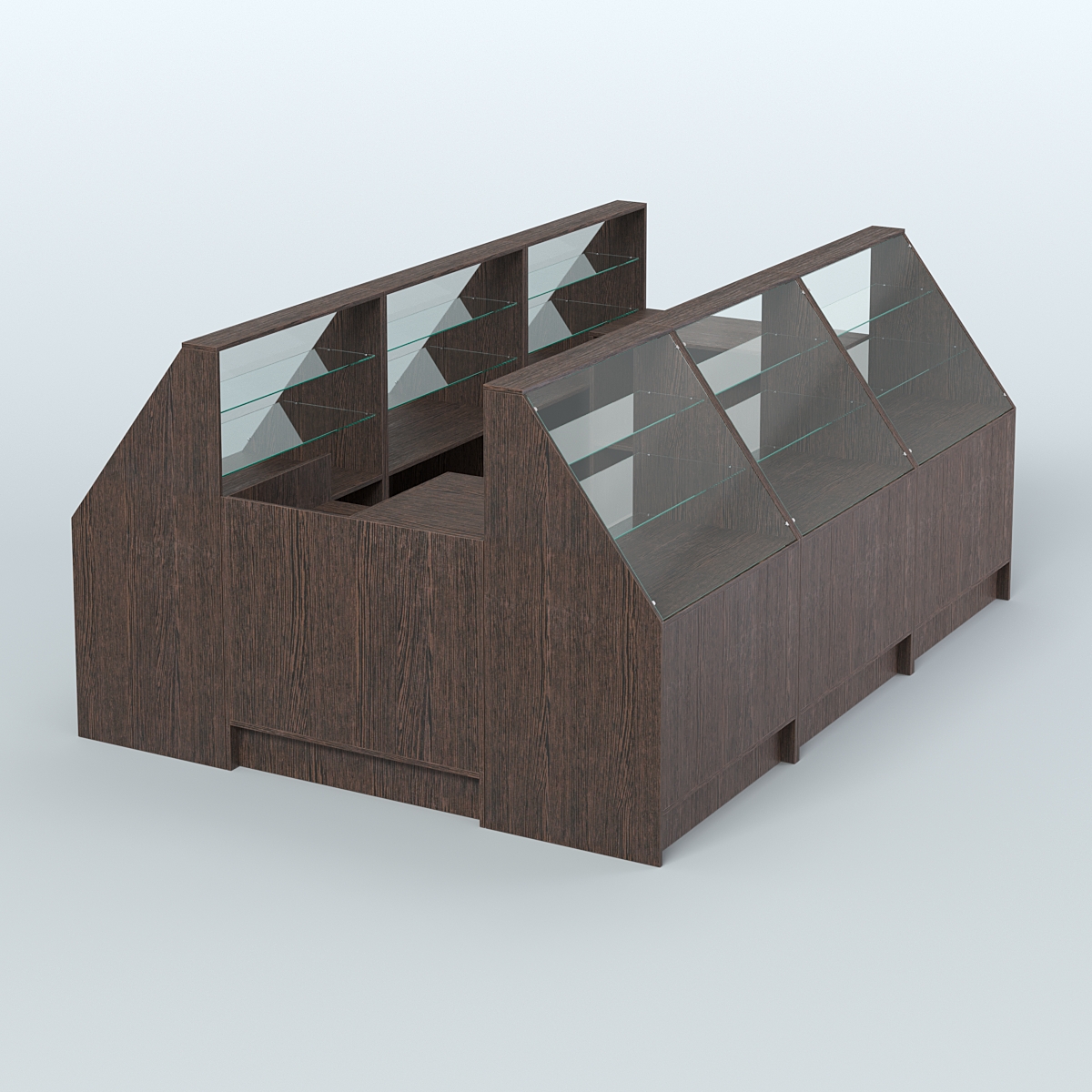 Торговый Островок "Эконом" №20 (5, 45 кв.м) Дуб Венге