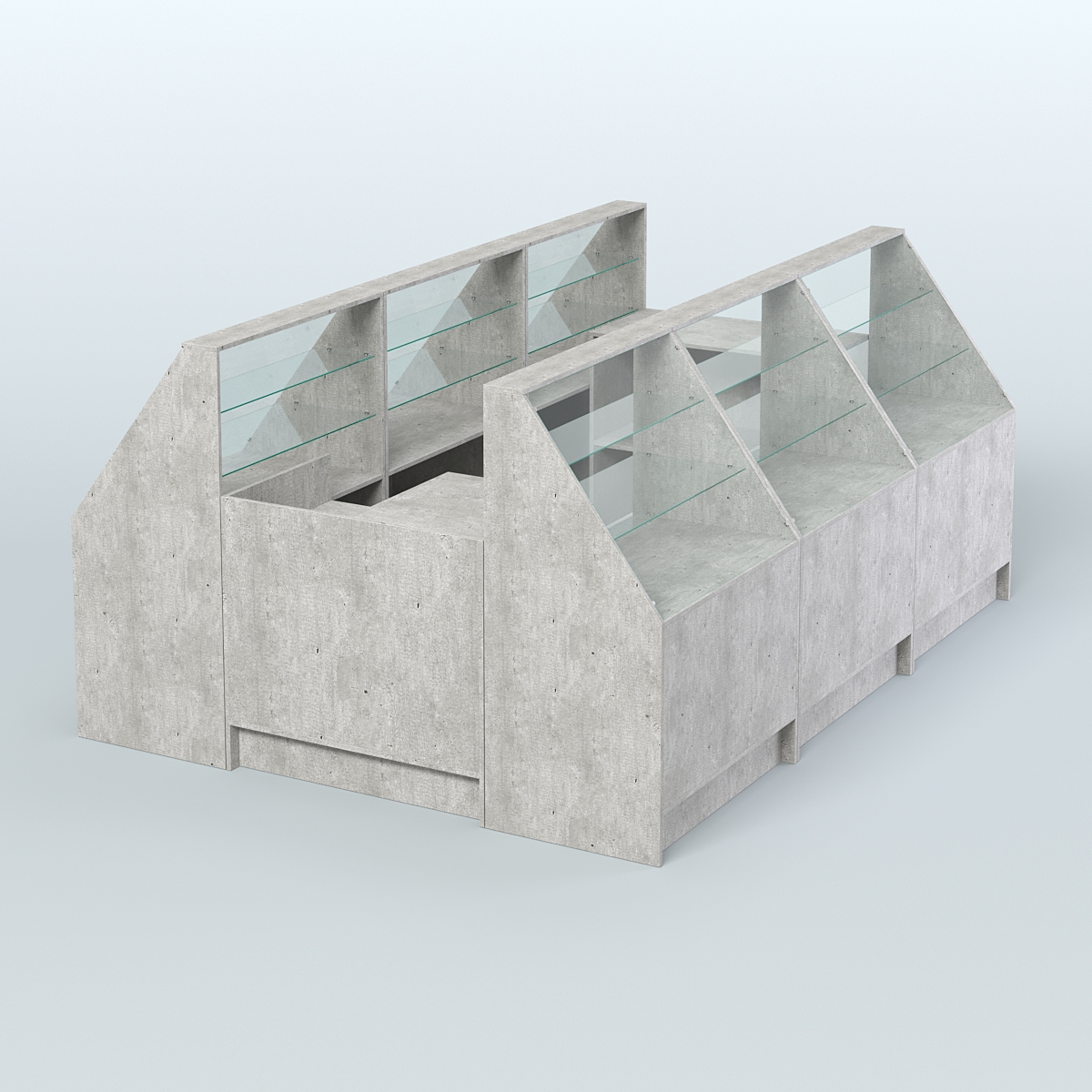 Торговый Островок "Эконом" №20 (5, 45 кв.м) Метрополитан Грей