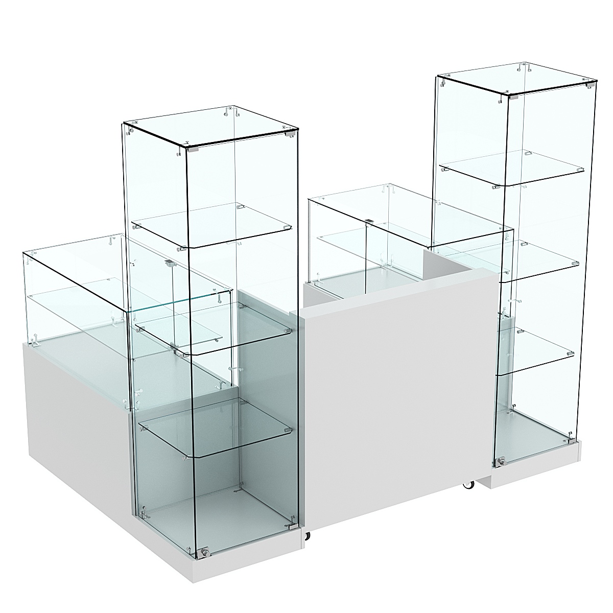 Торговый островок ХИТ ПРОДАЖ №13а (закрытый) (2, 43 кв.м) Серый