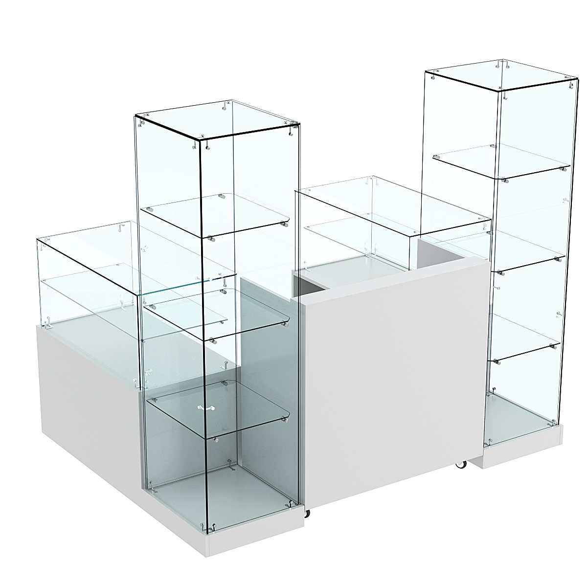 Торговый островок ХИТ ПРОДАЖ №13 (открытый) (2, 43 кв.м) Серый