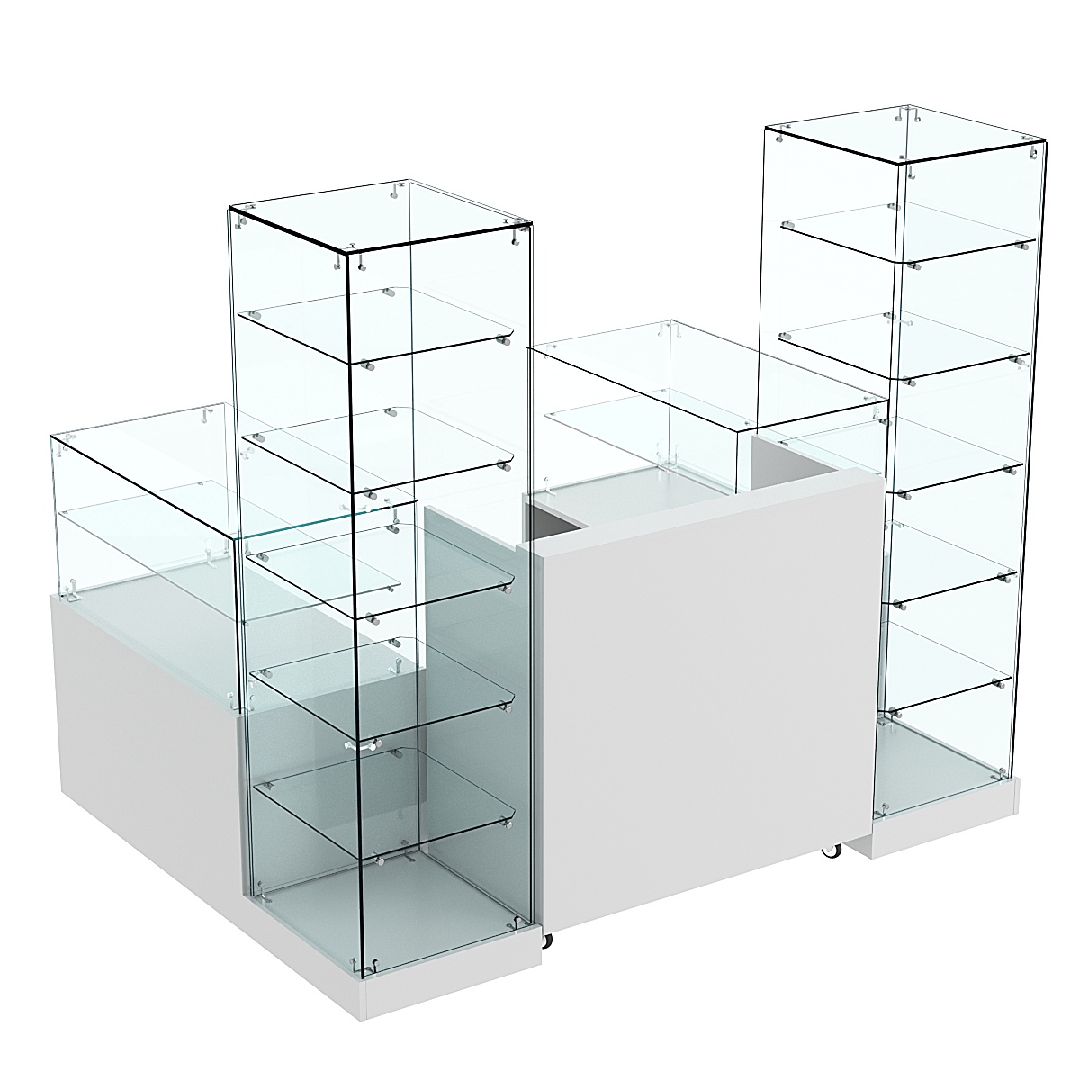 Торговый островок ХИТ ПРОДАЖ №14 (открытый) (2, 43 кв.м) Серый