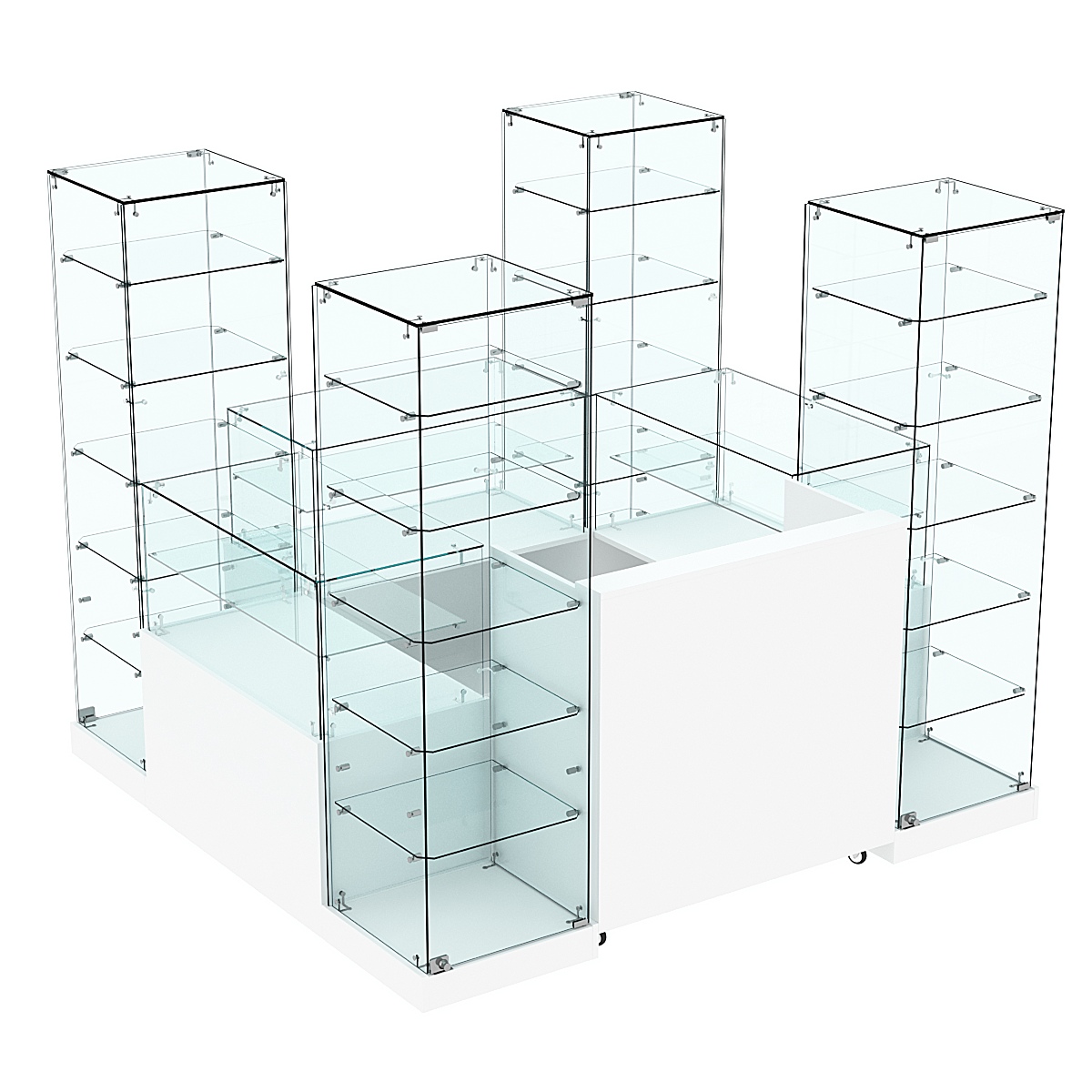 Торговый островок ХИТ ПРОДАЖ №16 (3, 24 кв.м) Белый