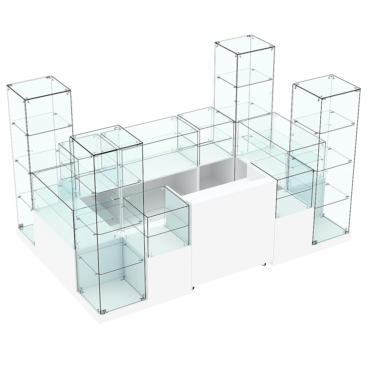 Торговый островок ХИТ ПРОДАЖ №19 (4, 86 кв.м) Белый