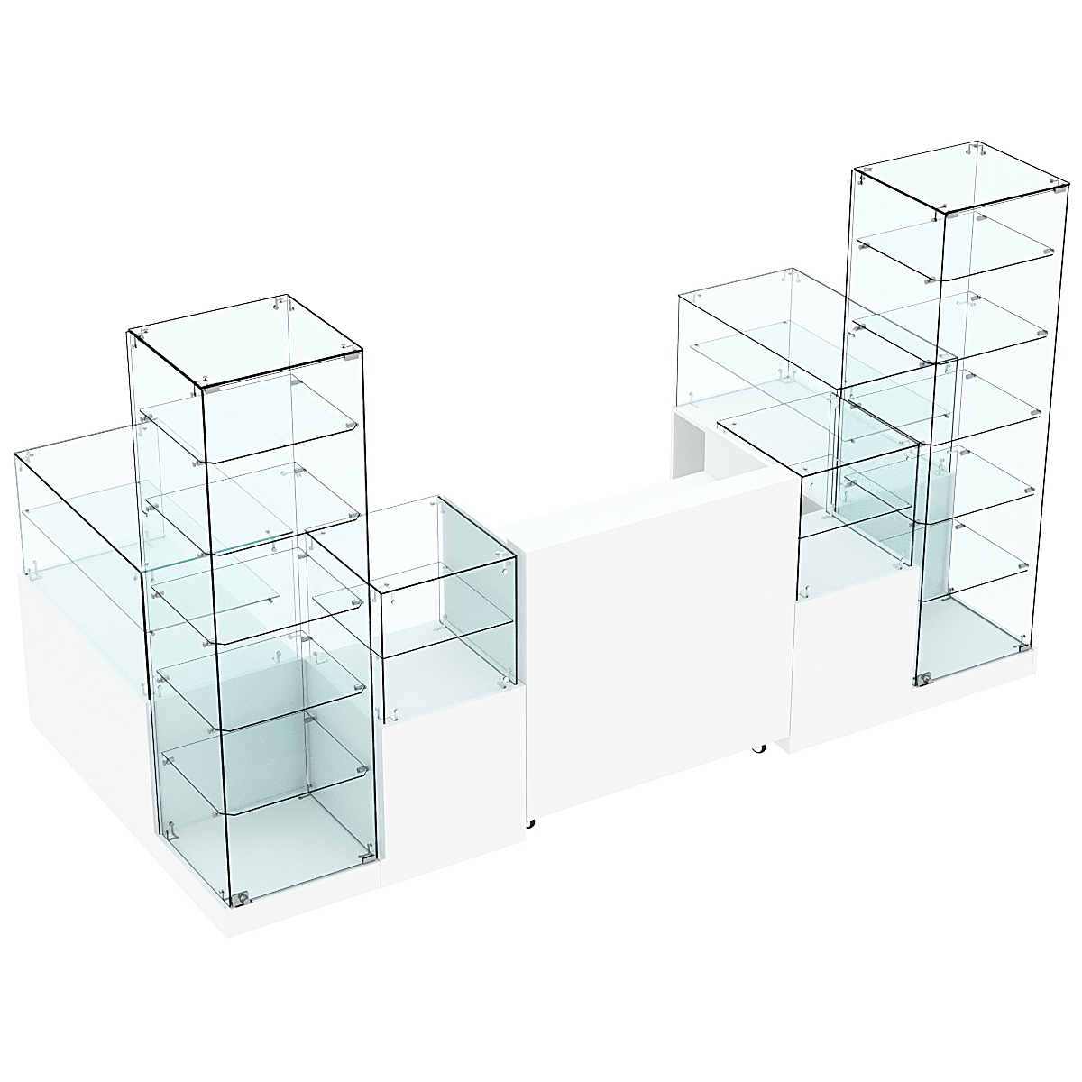 Торговый островок ХИТ ПРОДАЖ №18 (3, 64 кв.м ) Белый