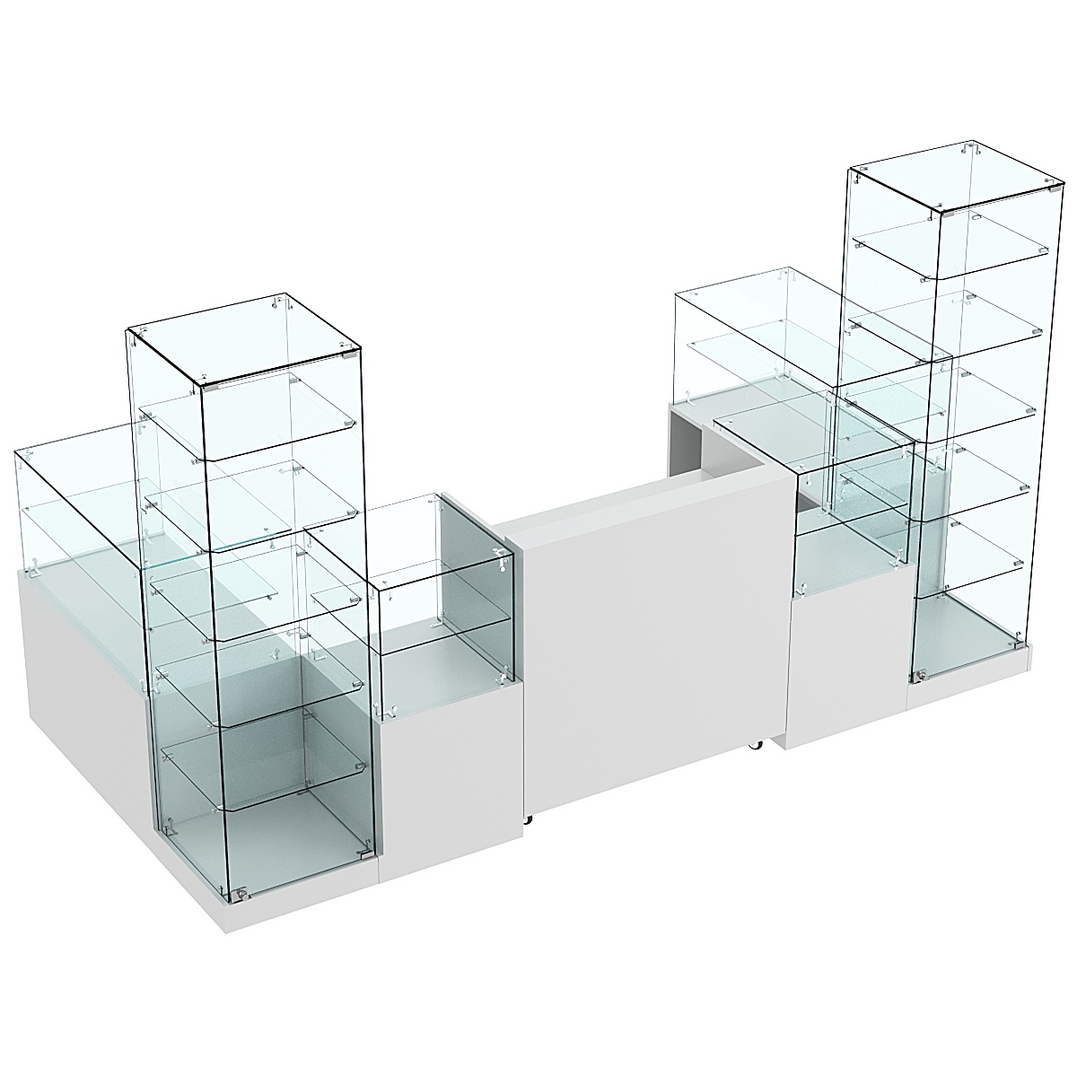 Торговый островок ХИТ ПРОДАЖ №18 (3, 64 кв.м ) Серый