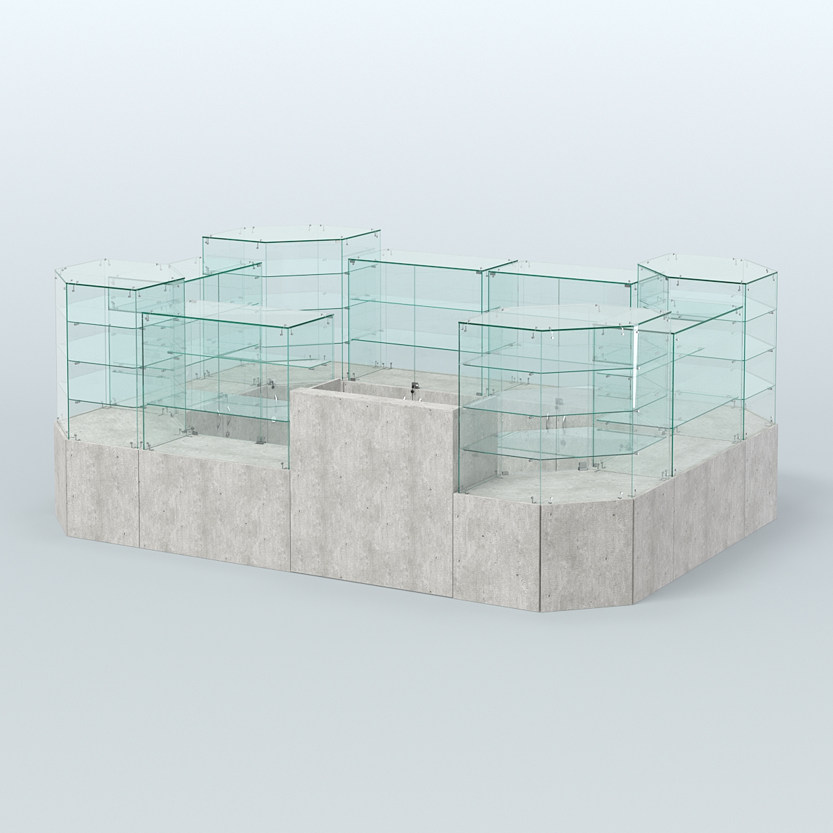 Павильон ИСТРА в центр зала №10а (закрытый) (8, 32 кв.м) Метрополитан Грей