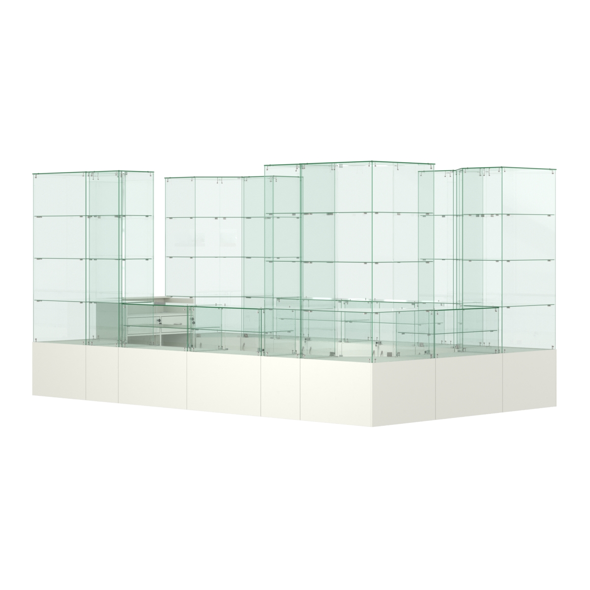 Павильон ИСТРА островной №10 (10, 48 кв.м) Белый