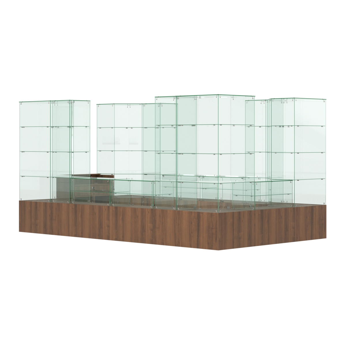 Павильон ИСТРА островной №10 (10, 48 кв.м) Орех