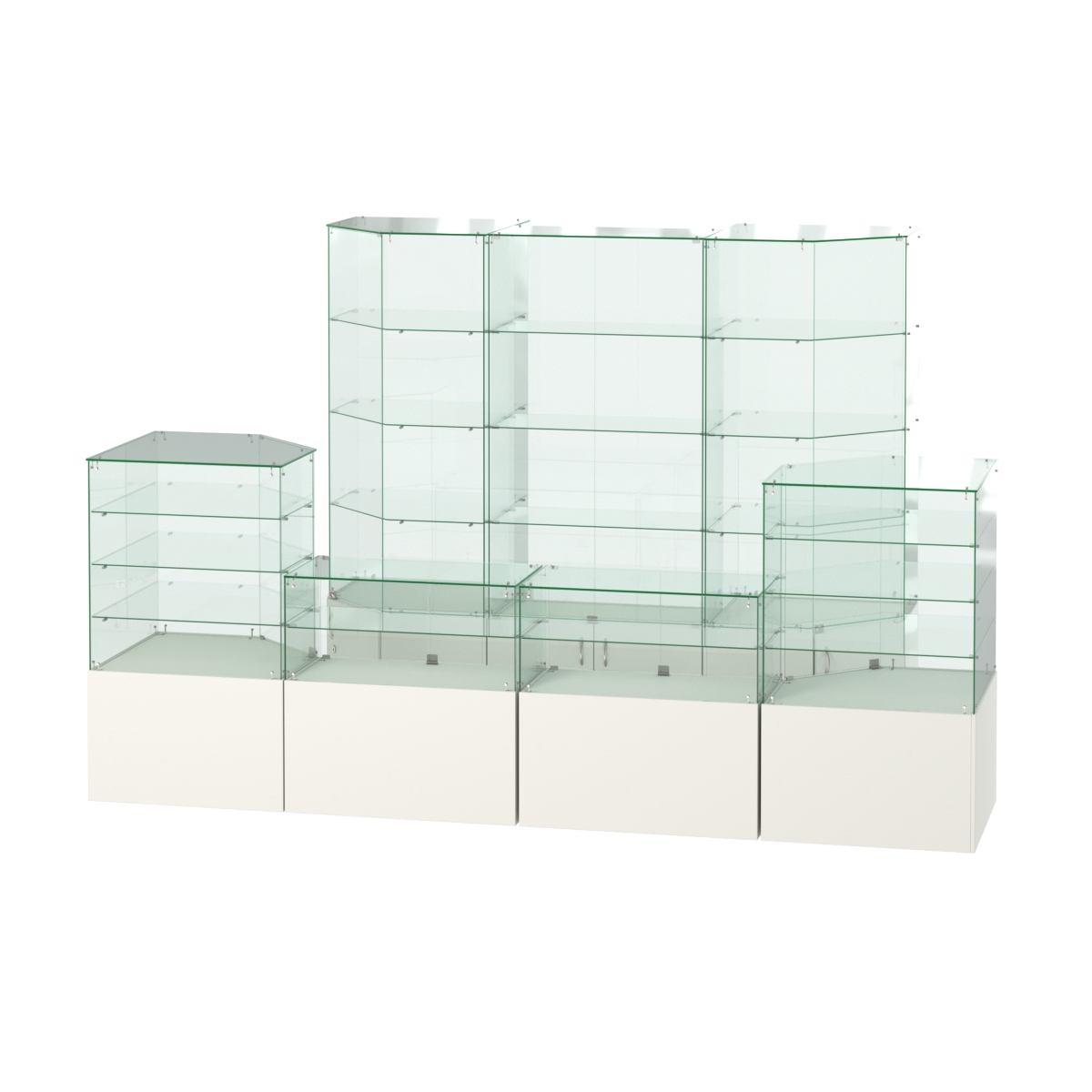 Павильон ИСТРА пристенный №9 (6, 72 кв.м) Белый