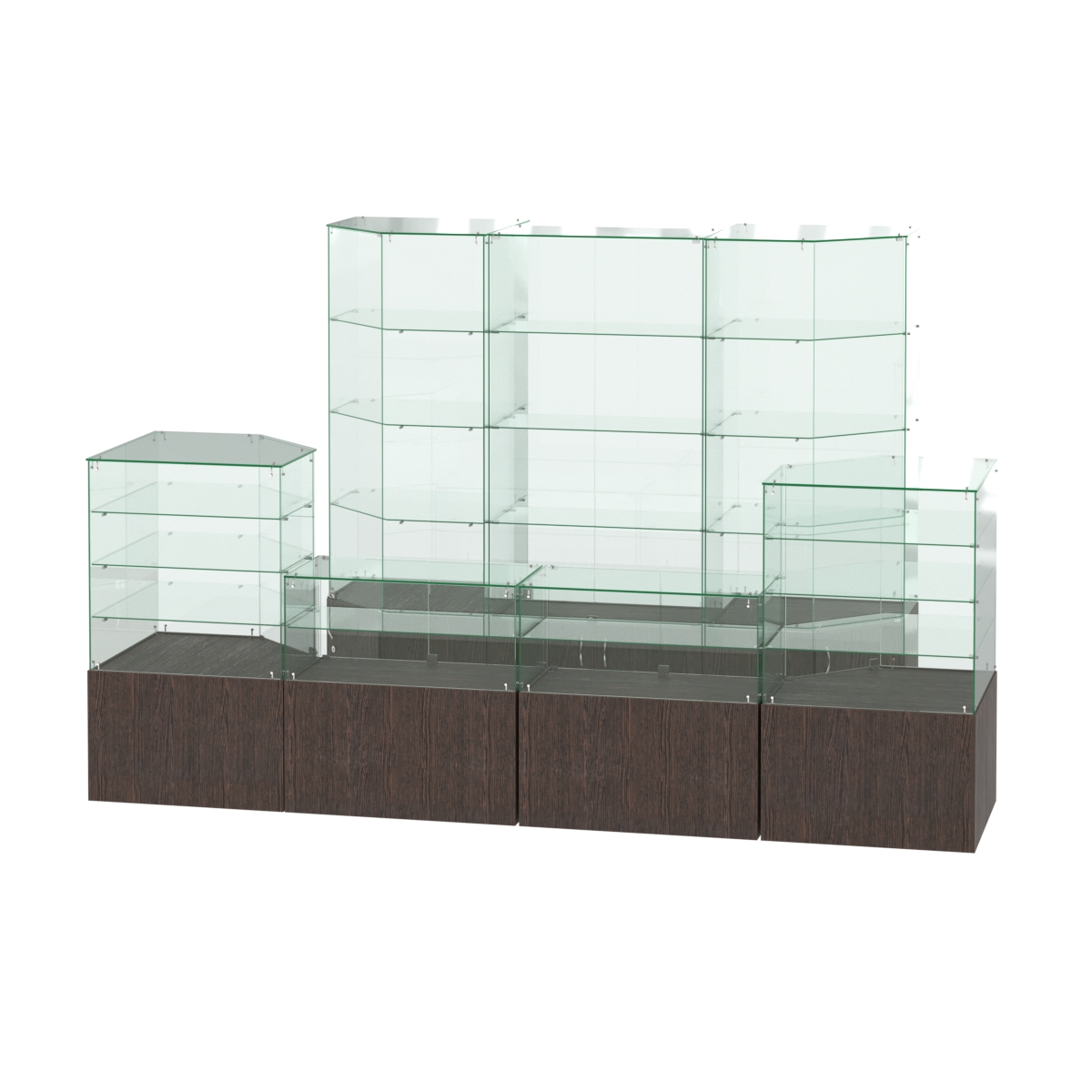 Павильон ИСТРА пристенный №9 (6, 72 кв.м) Дуб Венге