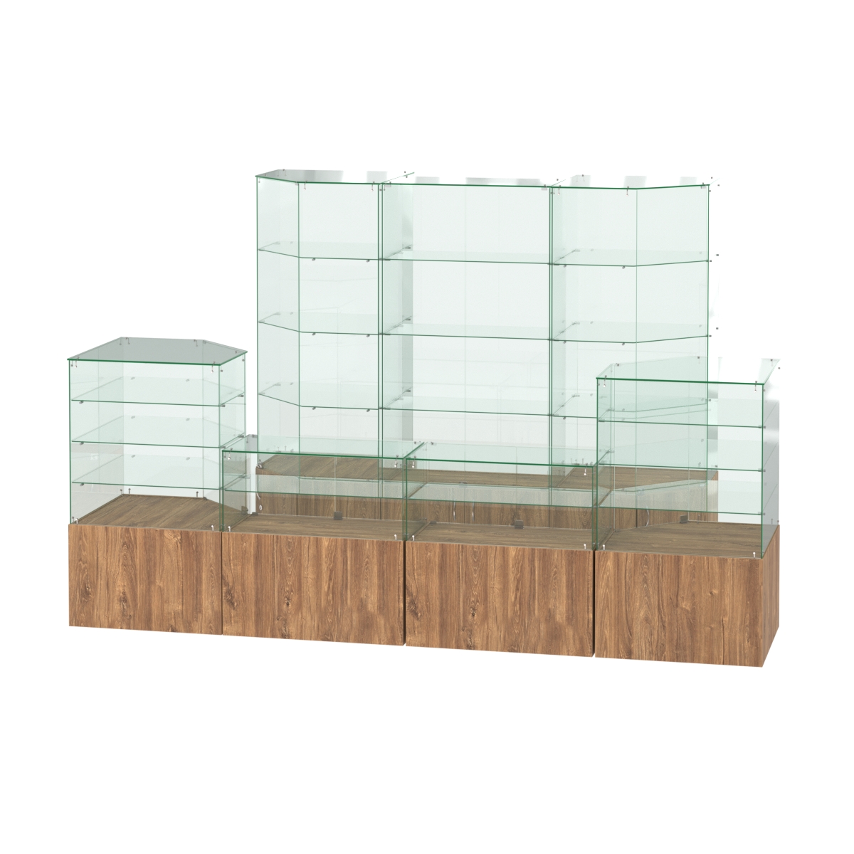 Павильон ИСТРА пристенный №9 (6, 72 кв.м) Дуб Канзас коричневый