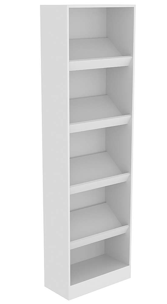 Стеллаж из ДСП №4-600 серии Эконом Серый