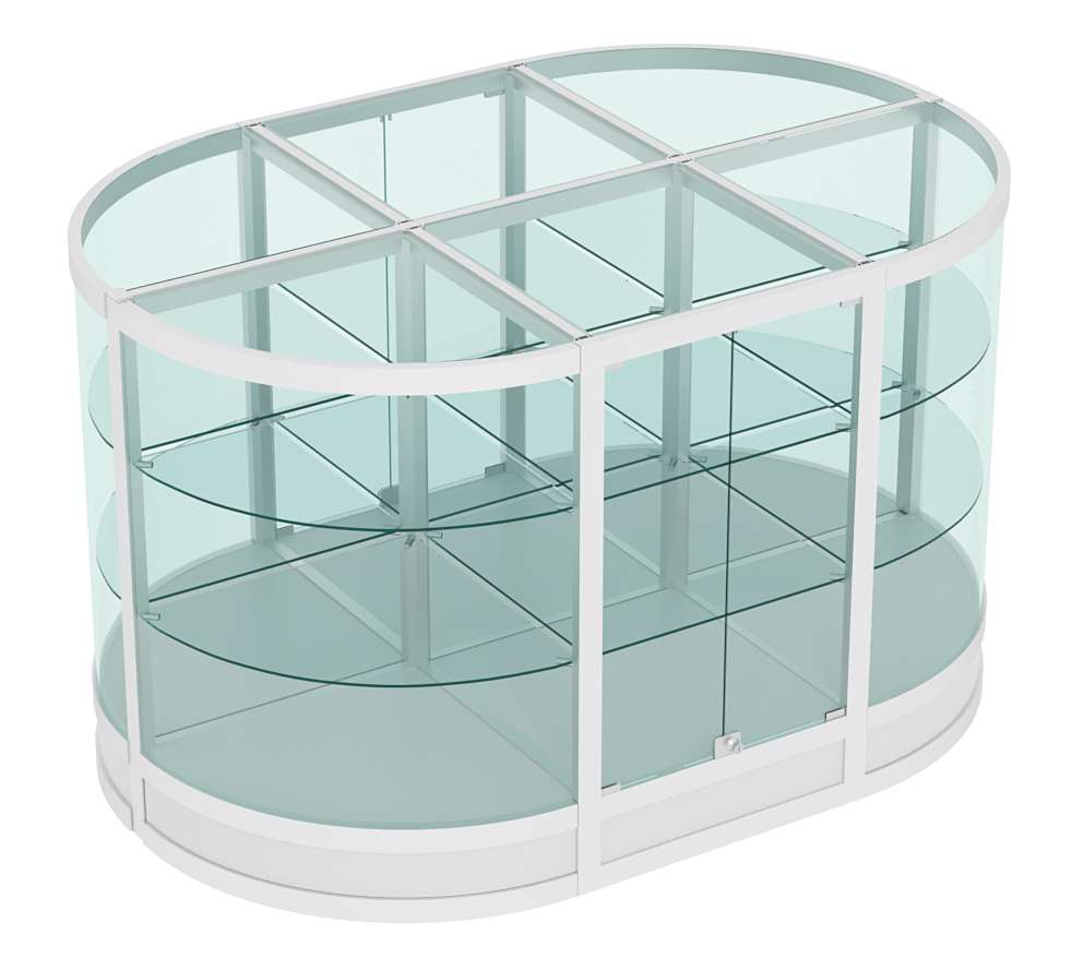 Прилавок-остров №11 (1,5 кв.м) Серый