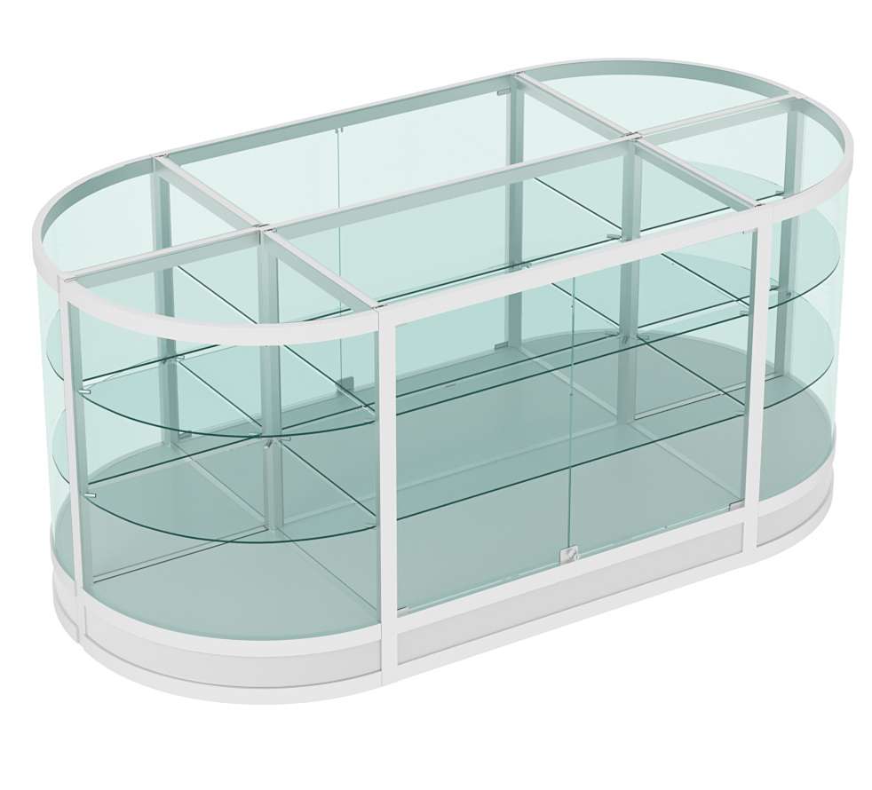 Прилавок-остров №12 (2 кв.м) Серый