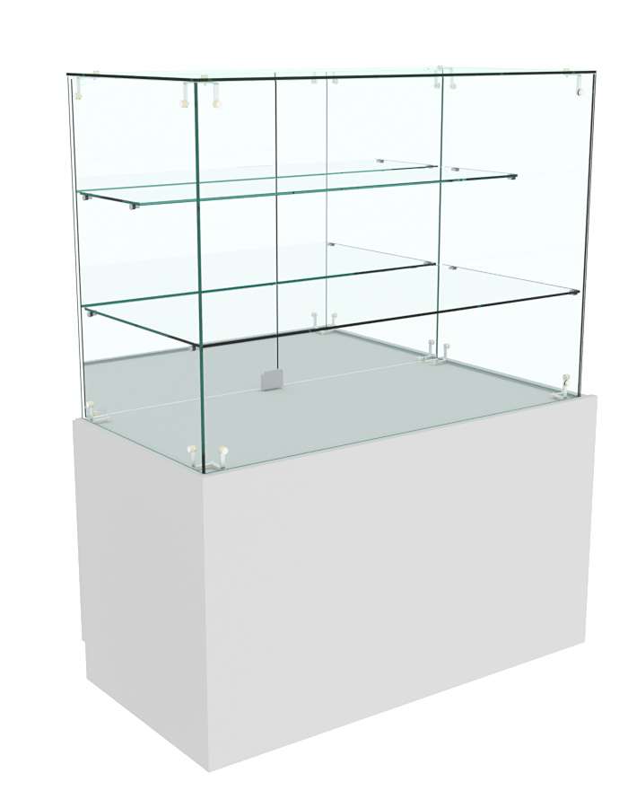 Прилавок ОТРАЖЕНИЕ с накопителем №7 Серый