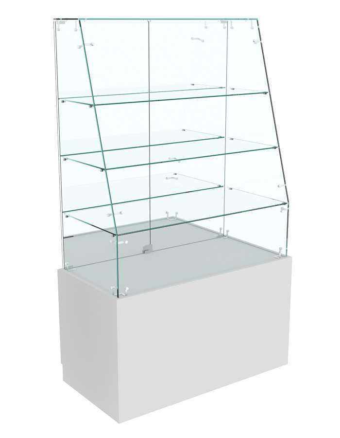 Прилавок высокий ОТРАЖЕНИЕ №15 Серый