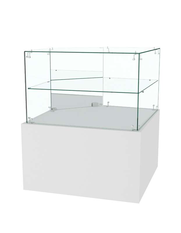 Прилавок угловой ОТРАЖЕНИЕ №4  Серый