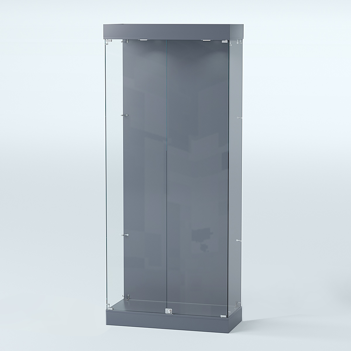 Витрина под знамя №1-900 Темно-Серый
