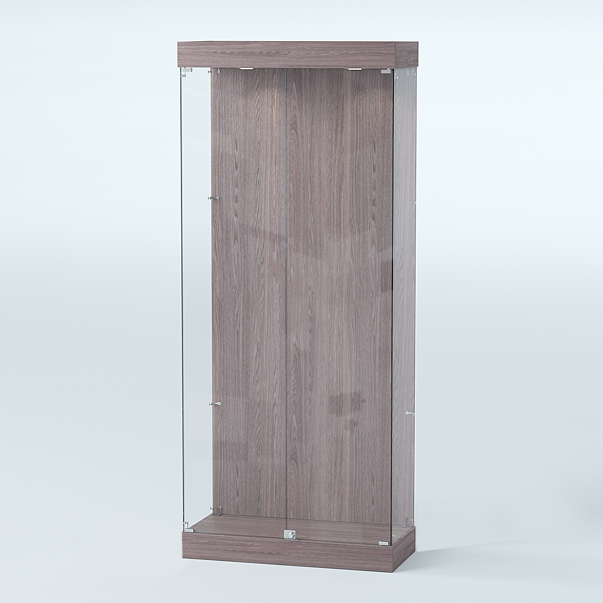 Витрина под знамя №1-900 Ясень Анкор темный