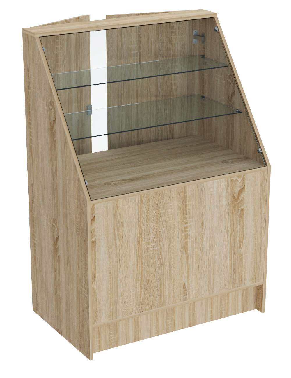 Прилавок из ДСП ЭКОНОМ №7 (900 мм) с дверцами Дуб сонома