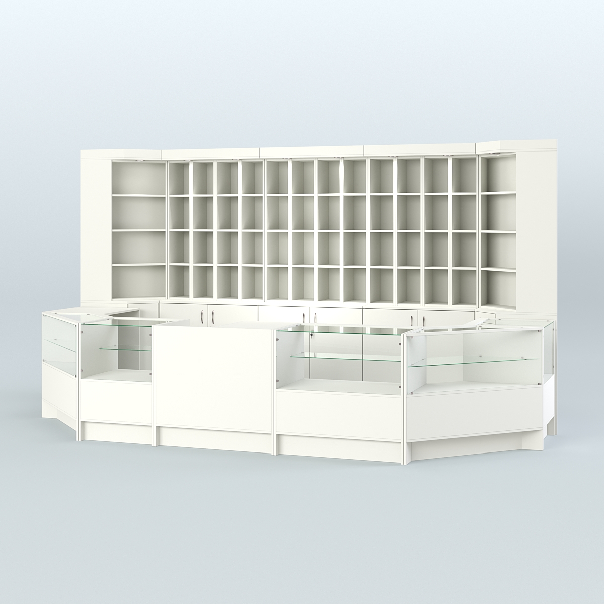 Павильон в торговый центр для продажи чая и кофе №8 Белый