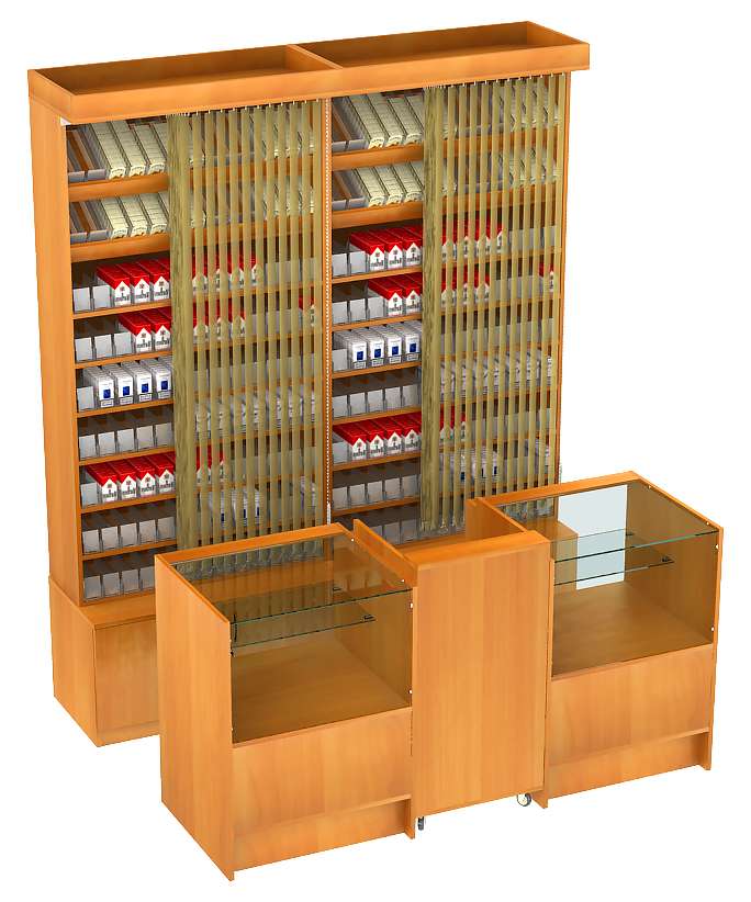 Павильон для продажи сигарет №2 Серый