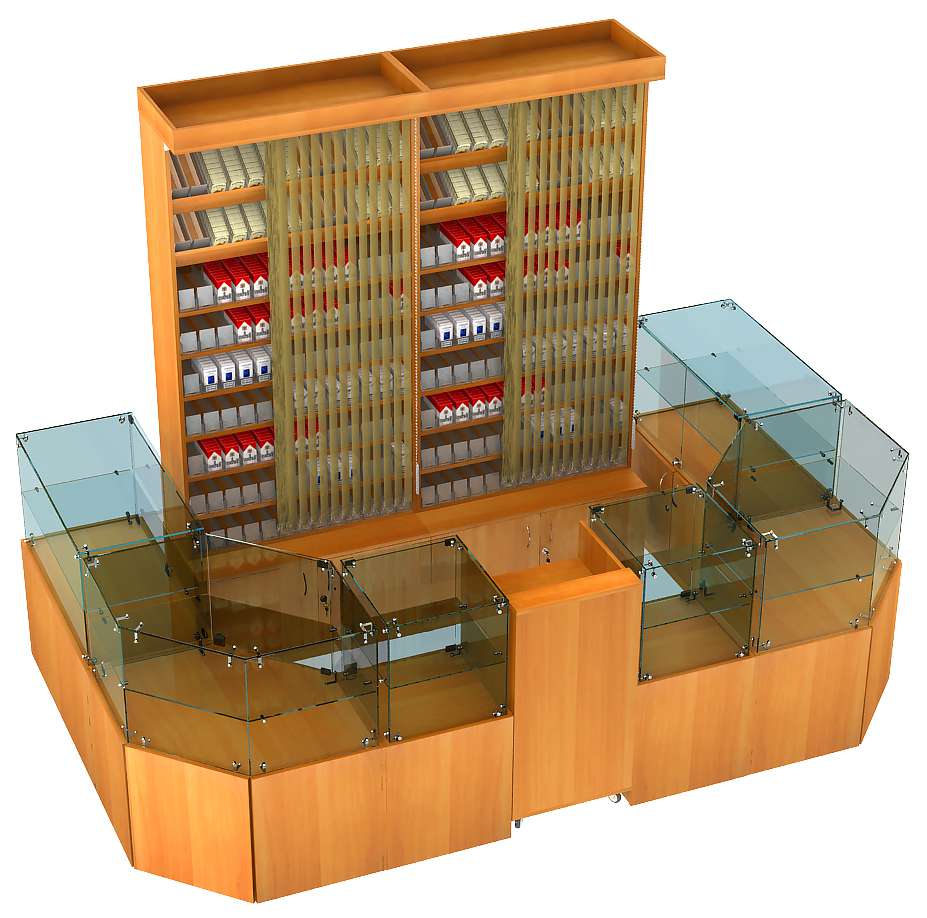 Павильон для продажи сигарет №5 Крем Вайс