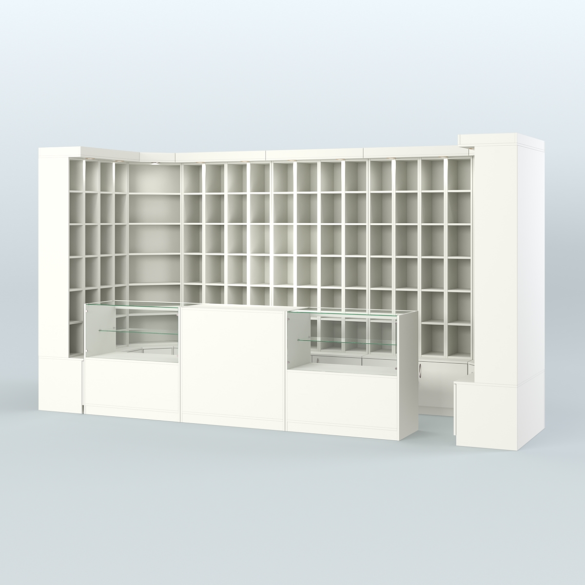 Павильон вместительный для продажи чая и кофе №10 Белый