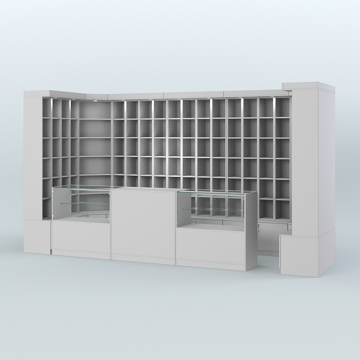 Павильон вместительный для продажи чая и кофе №10 Серый