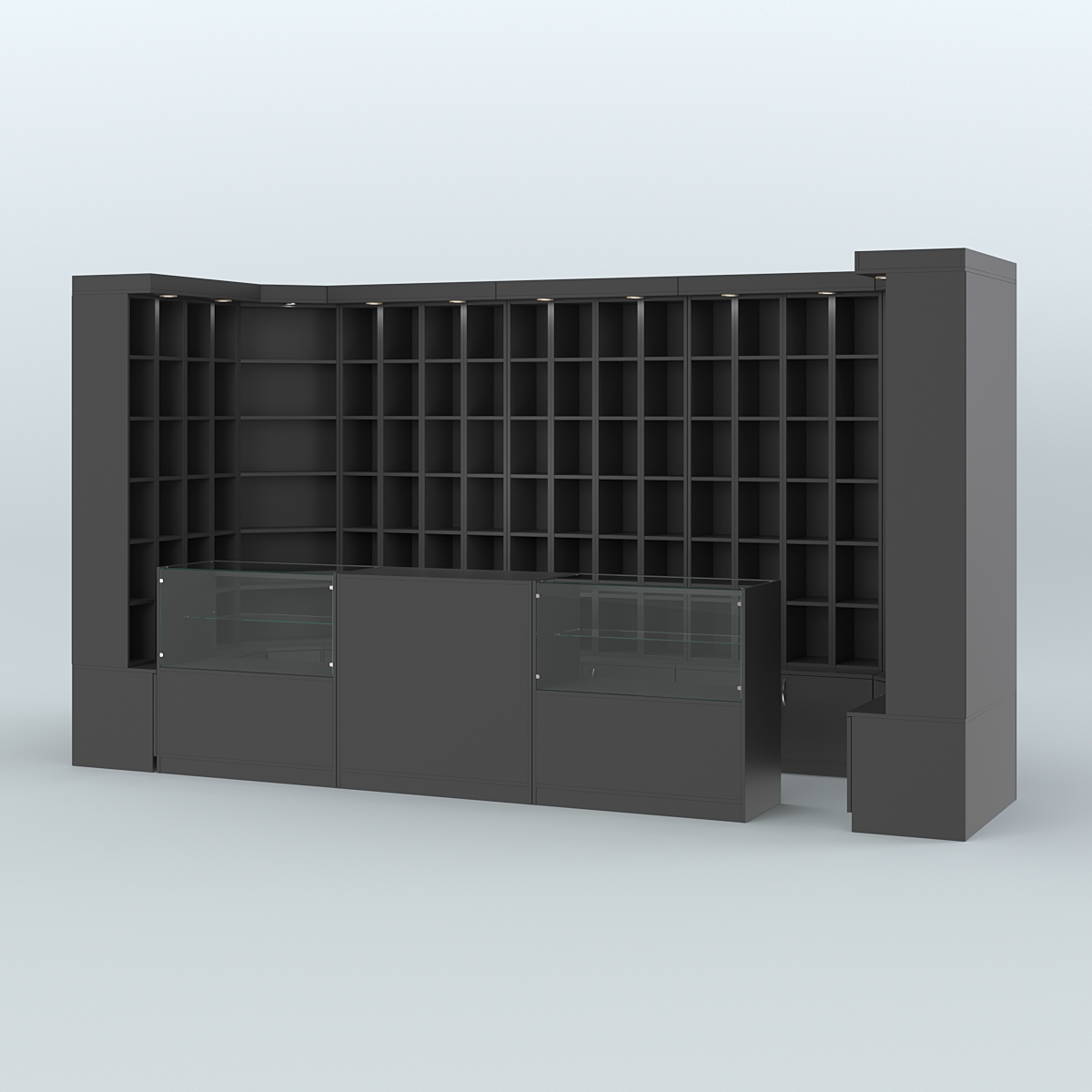 Павильон вместительный для продажи чая и кофе №10 Черный